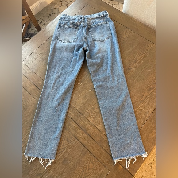 PacSun Eco Medium Blue Ripped Mom Jeans - Size 26 - Picture 2 of 7